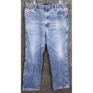 Wrangler George Strait Cowboy Cut Jeans Mens 38x30 Light Wash Slim Fit 936GSHD